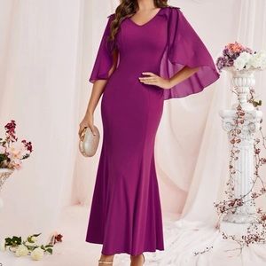 Beautiful mermaid prom dress brand new never worn